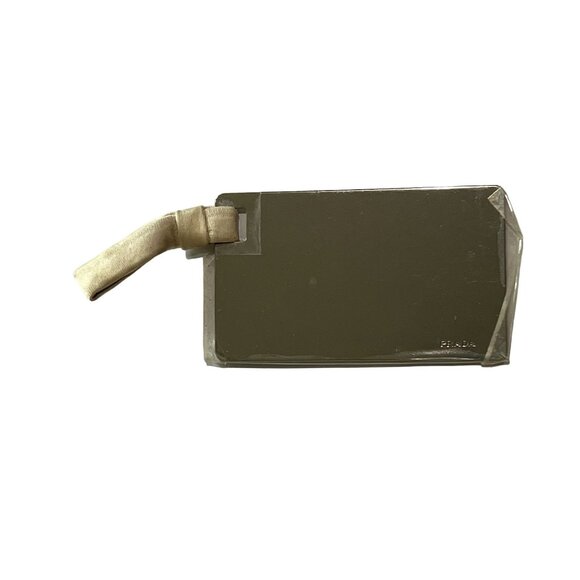 Prada Purse Pocket Mirror Accessory Attachment Gold - Picture 1 of 7